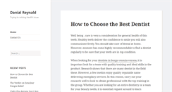 Desktop Screenshot of danielreynald.com